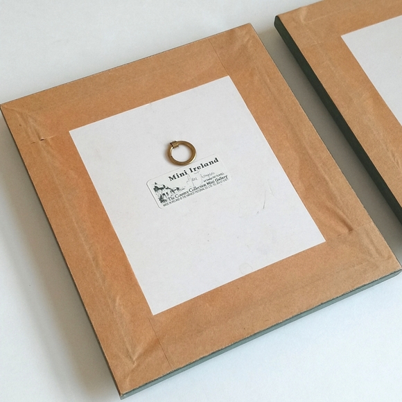Signed Mini Ireland Painting in Frames with Dimensional Matting Set of 2 - Picture 7 of 16